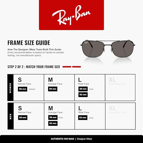 Image of Ray-Ban Unisex Rb3755 Rectangular Sunglasses