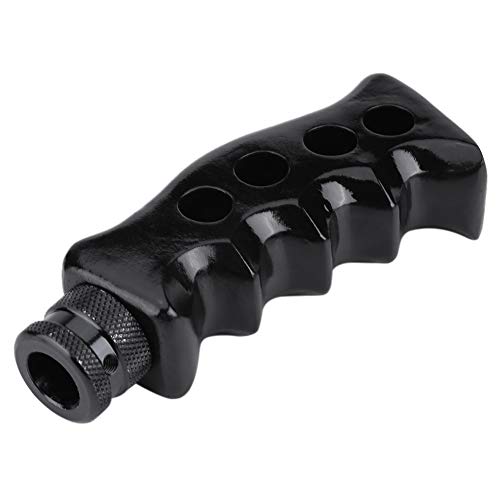 Keenso Car Shift Knob, Universal Manual & Automatic Transmission Car Gun Grip Knife Handle Gear Shift Lever Knob Shifter Knob With Adapter Screws & Spanner(Black) #TOP5