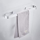 1. Diseño compacto: Toalleros de barra para bano adecuado para baños pequeños, gabinetes o cualquier otro mini espacio.