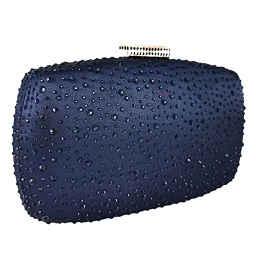 Boutique De FGG Women's Evening Handbags Wedding Party Crystal Clutch Purses Bridal Rhinestone Bags - Image 6