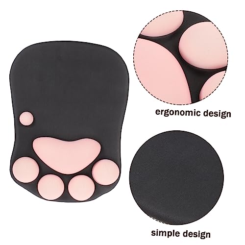 Repose-poignet silicone tapis de souris pour soulager les tensions