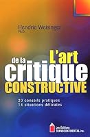 Art De La Critique Constructive (French) 2894721390 Book Cover