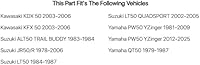 Vista 2 de NGK Resistencia Bujía BPR4HS para Kawasaki KFX 50 2003-2006