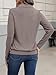 TICTICMISS Womens Polo Shirts Long Sleeve Banded Bottom Tops Business Casual Tops Collared V Neck Blouses