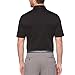 Callaway Men's Micro Hex Golf Performance Polo Shirt with Sun Protection, Solid Stretch Fabric, Caviar, X-Large