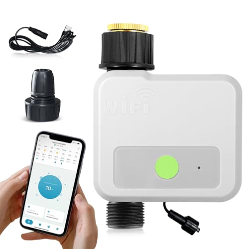Temporizador Irrigação, Rega Inteligente, com Controlo Remoto WiFi e Controlo, Controle por Aplicativo