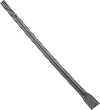 16-Inch SDS Max Chisel, 1 Inch Flat Chisel, Ideal for Concrete Demolition, Tile Removal Tool for SDS-Max Hammer Drill Attachment, 40Cr Alloy Steel