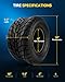 PHILTOP ATV/UTV TIRE, 18x9.5-8 Tire 4 Ply, 2x ATV Tire for Go Kart, Racing, Four Wheeler, Quad, Street Mud Sand Trail Off Road Tires