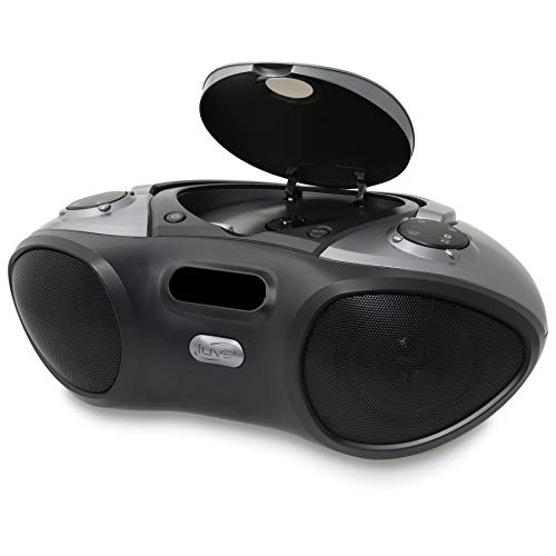 Ilive Boombox Bluetooth Speaker With Cd Player And Fm Radio (Black) #TOP4
