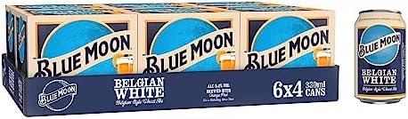 Blue Moon Belgian White Wheat Ale Beer 24 x 330 ml (cans)