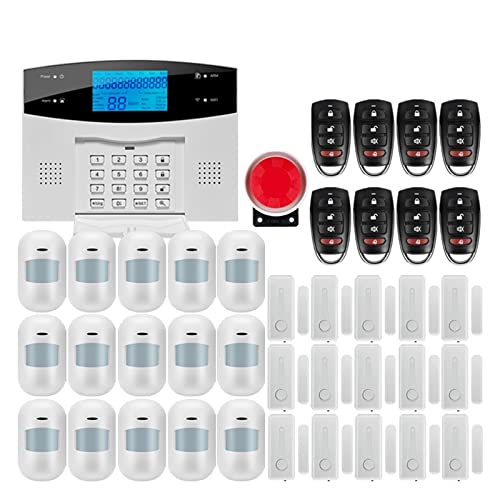 ISAFIX Sistema de Alarma WiFi Inalámbrica Tuya App Sim gsm Antirrobo Seguridad LCD Touch