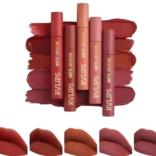 Waterproof Matte Lipstick Combo for Women | Pack of 5-image-21