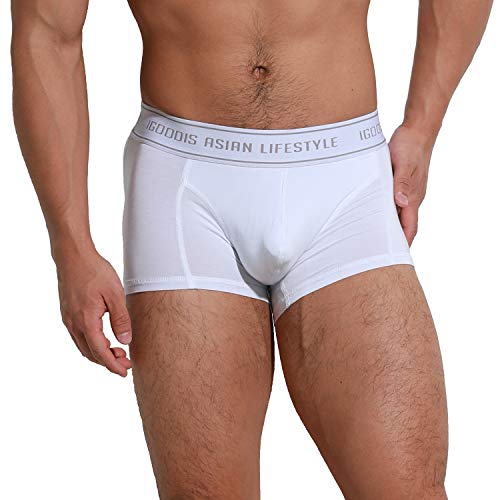 Men's Underwear U-Pouch Boxer Briefs Elasticity Modal Trunk 40023