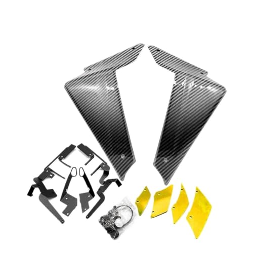 Spoiler latéral nu de sport moto compatible Yamaha MT-09 2021 2022 2023 carbone