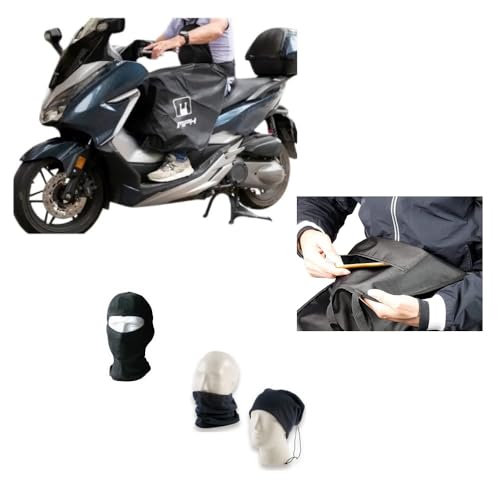 DESCRIZIONE E CARATTERISTICHE: OMAGGIO COME IN FOTO!! COPRIGAMBE con pettorina per scooter e maxiscooter. Materiale: 80% Nylon - 20% Poliestere; 100% Impermeabile. Da indossare al pilota come un grembiulino, tramite tracolla e fascie di regolazione in neoprene (Nessun attaco alla moto). Imbottitura interna termica per gambe Internal. Tasca interna porta telefono. rifrangenti. Utilizzo consigliato per una velocità non superiore a 50km/h. Taglia unica. - Rinforzo laterale antisventolio - Si