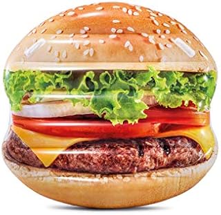 Intex Inflatable Giant Hamburger Mattress Lilo 145cm x 142cm. Perfect for the pool.