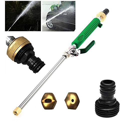 Goglor Jet Power - Manguera de Agua Extensible de Alta presión, con Adaptador de Boquilla, pulverizador Flexible para regar Ventanas de Coche, Herramienta de Limpieza de Vidrio