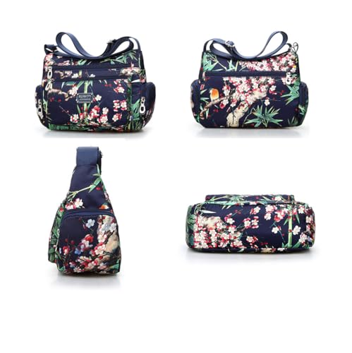 Flower cloth shoulder bag for women Crossbody Bags dumpling bag outdoor leisure large capacity women's bag2