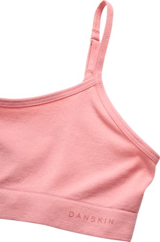 Danskin Girls Training Bras - 2/3/4 Pack Breathable Padded Bralette Underwear for Girls with Adjustable Straps (Sizes: 30-36)4