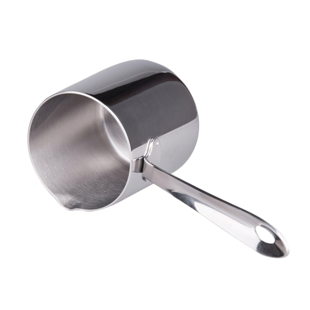 COLLBATH Stainless Steel Kettle Butter Warmer Pot Butter Melting Pot Coffee Saucepan Cheese Fountain Pot Coffee Warmer Pot Coffee Pot Turkish Coffee Warmer Coffee Kettle Cheese Pot