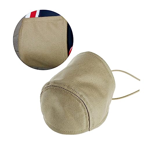Kisangel 4 piezas cubiertas de zapato resistentes para talón, protector de tacón color caqui miniatura 3