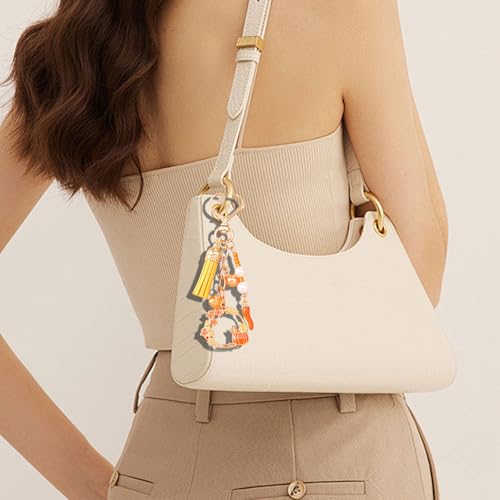 Porte-clés champignon léger et robuste avec perles de blé - 7