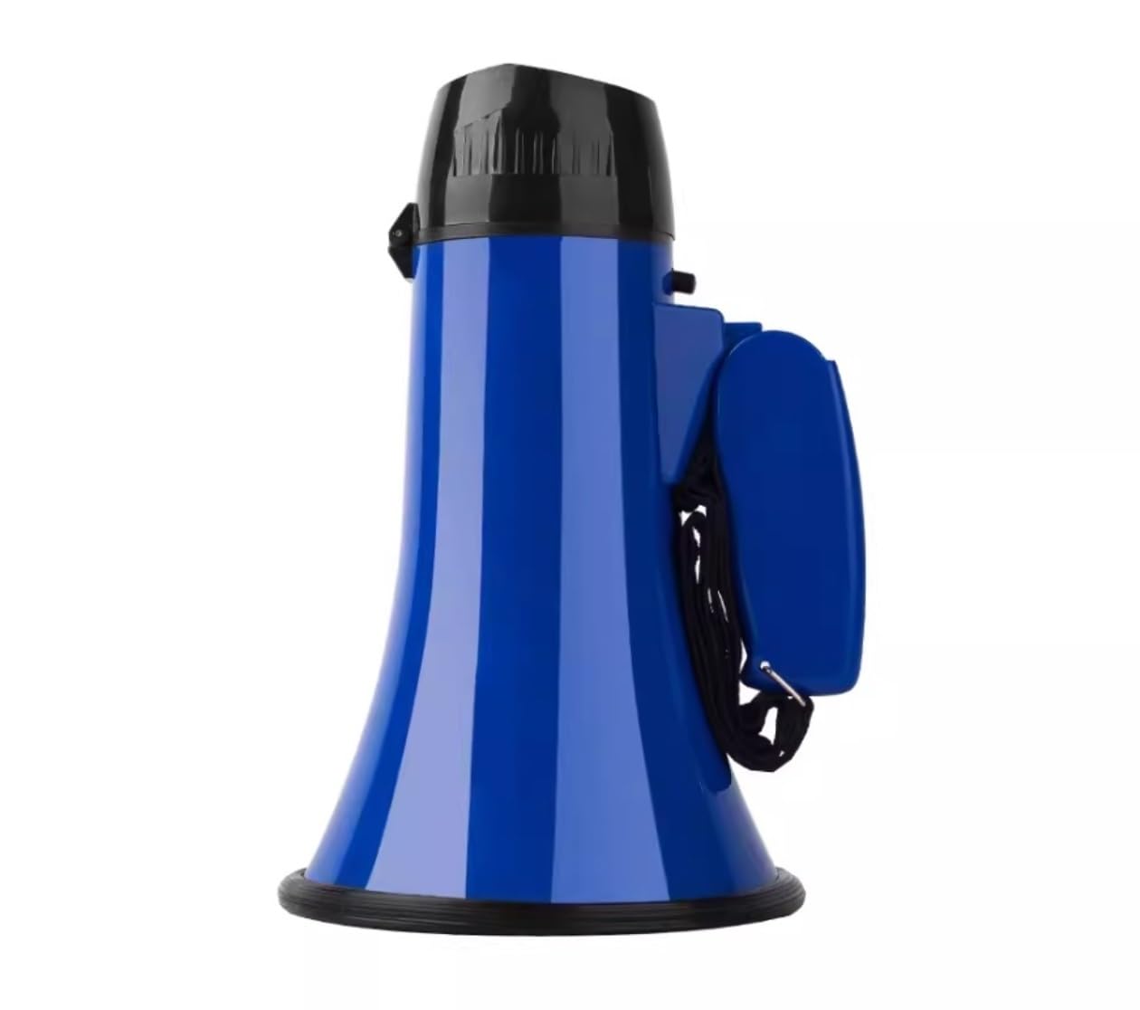 Megáfono Megáfono de Exterior Megáfonos de 25W Sirena Incorporada Altavoz Megáfono Megáfono con Asa Plegable Portátil (Blue)