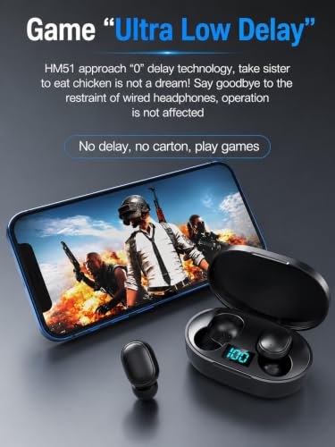 Image of Buds Mini TWS Earbuds with ENC Bluetooth 5.3 Wireless Headphones, 25Hrs Playtime, Deep Bass, Low Latency, Stereo Calls, Snug-fit, Smooth Touch Control & Fast Charging