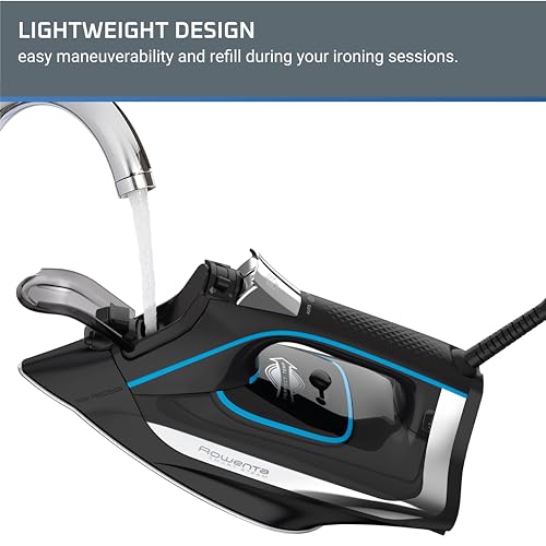 Rowenta DW3261 Iron, Smart Temp Stainless Steel Soleplate Steam Iron For Clothes, 380 Microsteam Holes thumb #5