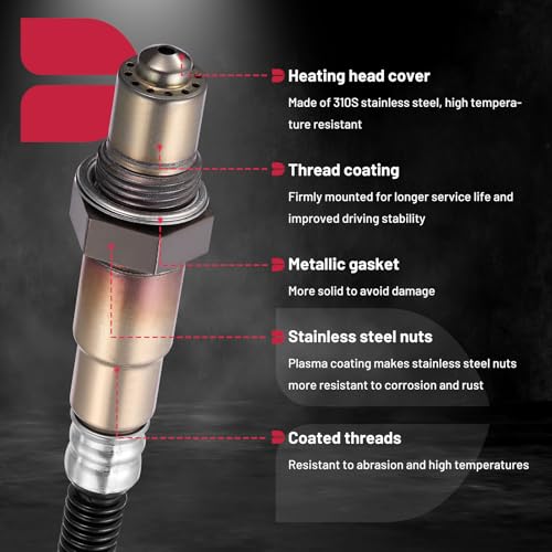 Sensor de Oxígeno BDFHYK Compatible Buick Cadillac 3.6L miniatura 4