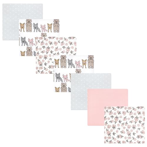 Image of Luvable Friends Little Treasure Flannel Receiving Blankets 7pk