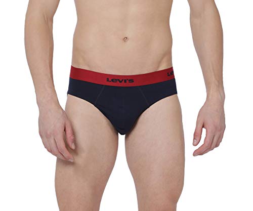 Image of Levi's Men Cotton 019 Classic Brief with Contoured Double Pouch, Tag Free Comfort & Smartskin Technology (Pack of 2)