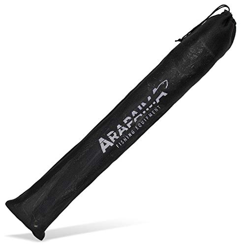 Arapaima-Fishing-Equipment-Teleskop-Unterfangkescher-Sturdy-Kescher-mit-gummiertem-XXL-Keschernetz-Angelkescher-klappbar-inkl-Transporttasche