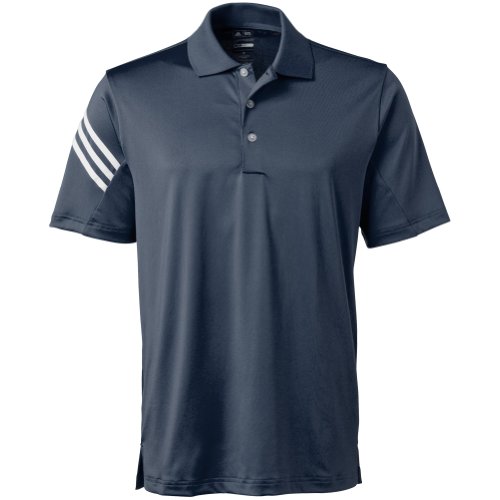 adidas Mens Puremotion Climacool 3-Stripes Sleeve Polo