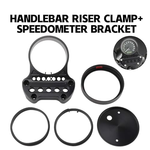 Support d'instrument noir pour moto : résolvez le problème de visibilité sur Dyna - 5