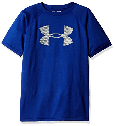 Under Armour Boys' UA Tech Big Logo Short Sleeve T-Shirt Youth X-Large Caspian