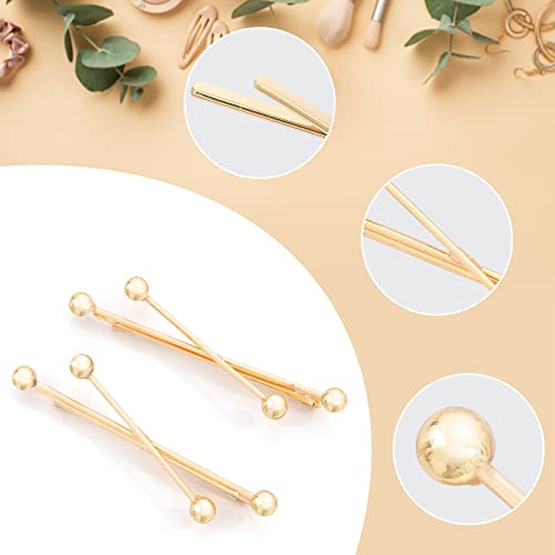 Kanprincess 2Pcs 2.4 Inch Metal Hair Pins Set For Women Girls Valentines Styling Hairpins Decorative Hair Clips Accessories Bridal Fashion Bobby Pins For Ladies Wedding, Party,Prom,Daily Wearing ,Mother’s Day Gift(Metal) #TOP2