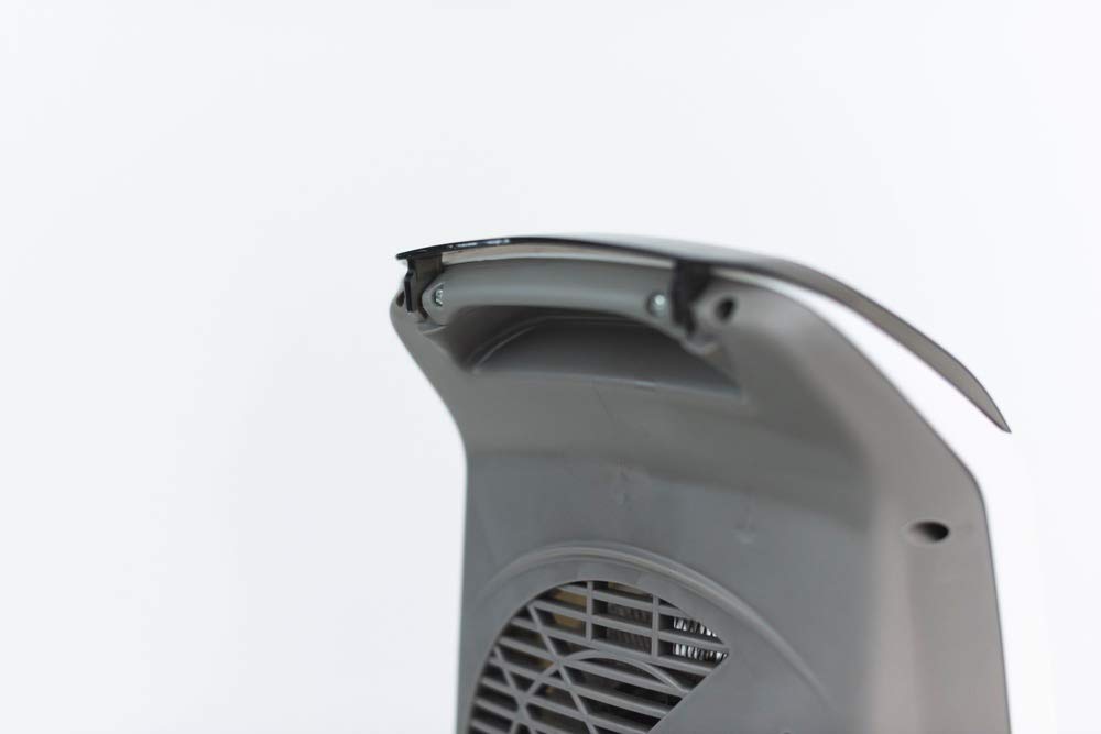Bimar Calefactor Electrico Baño HF200, Calentador de Ventilador Eléctrico de 2000W de Bajo Consumo con Termostato Ajustable y Protecciòn de Comando, Cuerpo de Plástico con Asa Integrada