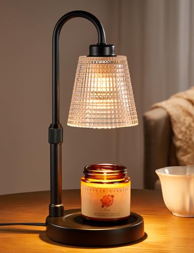 Dimmable Candle Warmer Lamp with Timer and Adjustable Height