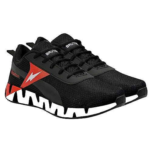 Image of BRUTON 619 Men's Running Shoes | Lightweight Sports Shoes for Men | Comfortable Walking Jogging Gym Shoes | Lace-Up Flexible Daily Use Footwear
