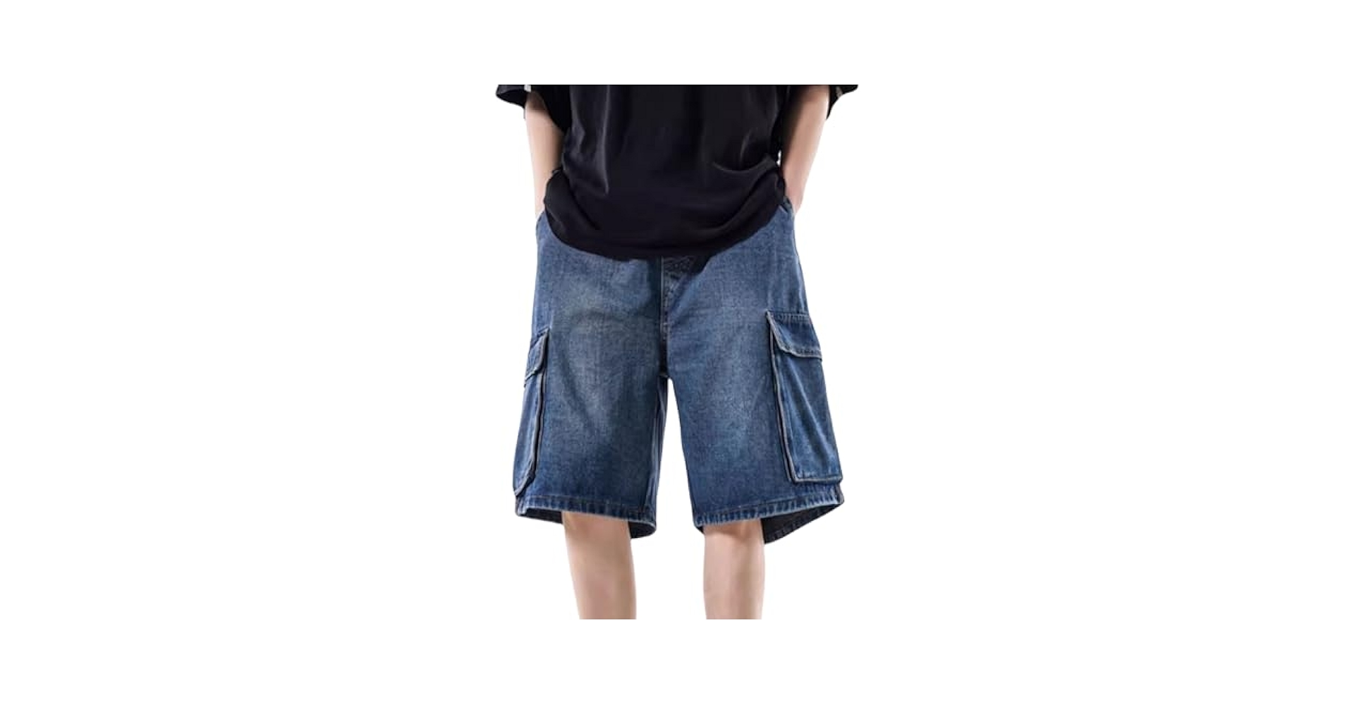 Amazon.com: Baggy Jorts Men Y2k Baggy Jeans Shorts Hip Hop