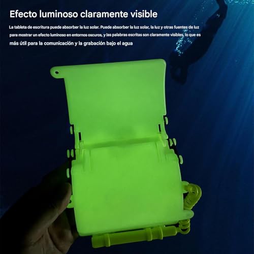 Tablero de escritura para muñeca que evita perderse en inmersiones nocturnas 7