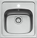 Para la mejor optimización del espacio de su cocina, este fregadero se recomienda que sea instalado en un mueble de 50 cm.