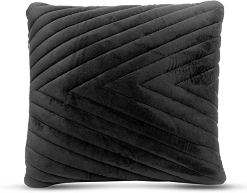 Image of Auto Hub Memory Foam Backrest Support Cushion and Headrest Neck Rest for Car, Office (Pack of 4, Black)