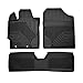 Produktbild Frogum 77407749 Gummimatten Auto Fußmatten TPE, Extra Hohe Rand, Schwarz
