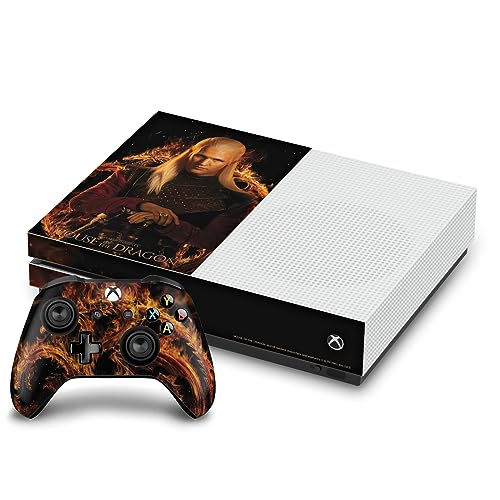 Skin Xbox One S House of The Dragon aux détails de Daemon en vinyle