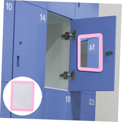 Espejo magnético para casillero rectangular 7" x 5" miniatura 6