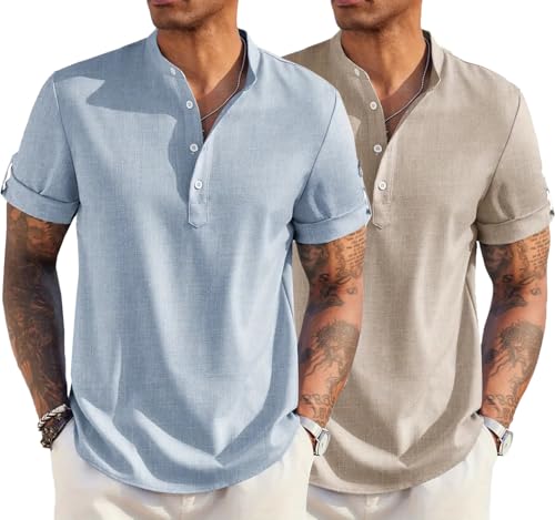 Image of Lymio Men Shirt || Kurta Style Shirt|| Half Sleeve || Solid Kurta Style (Available Also Packs) (Short-Kurta)