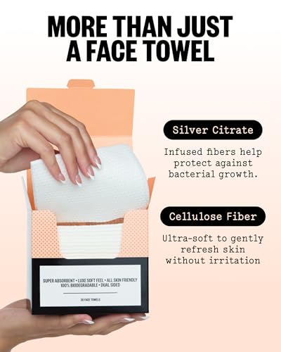 Image of PEACE OUT Silver Shield Daily Face Cleansing Towels (30 Count)