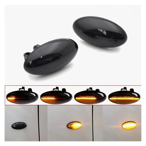 Intermitentes laterales LED dinámicos para cambiar luces de señalización en Fiat Scudo 2